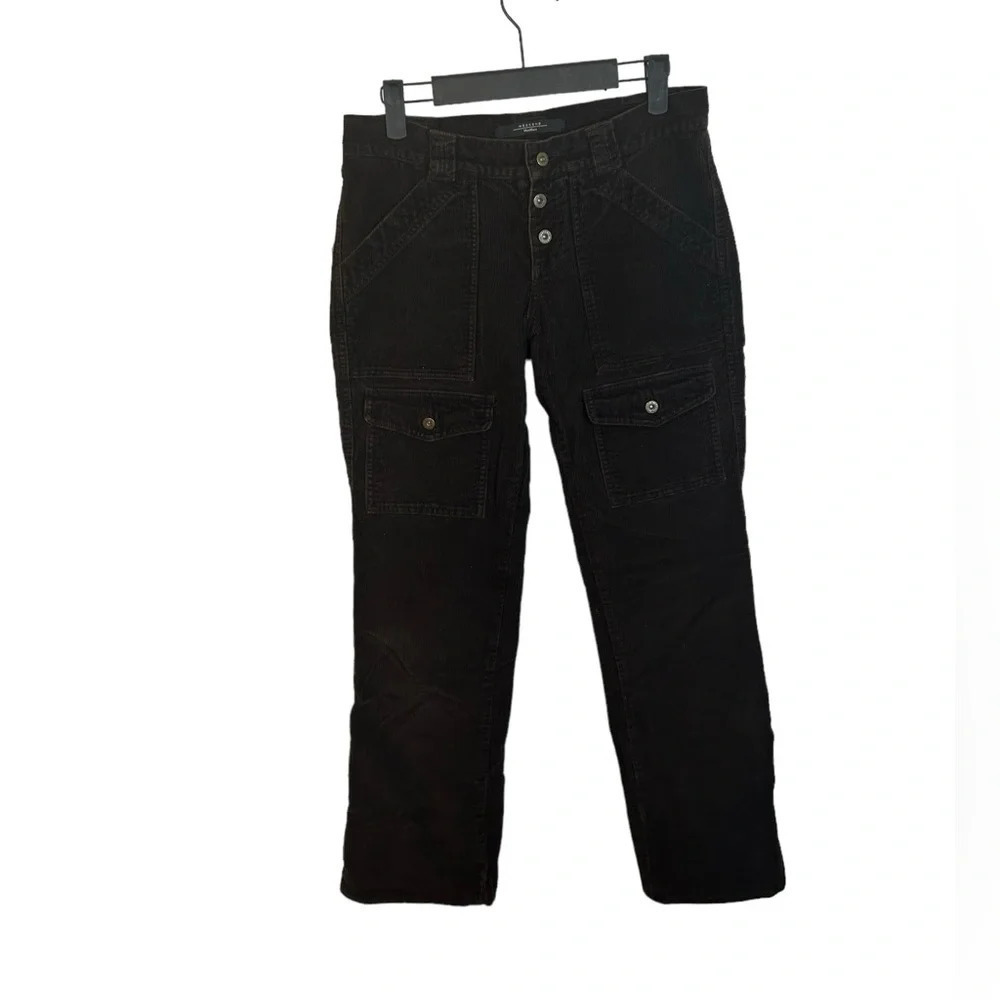 WEEKEND MAX MARA BROWN CORDUROY PANTS